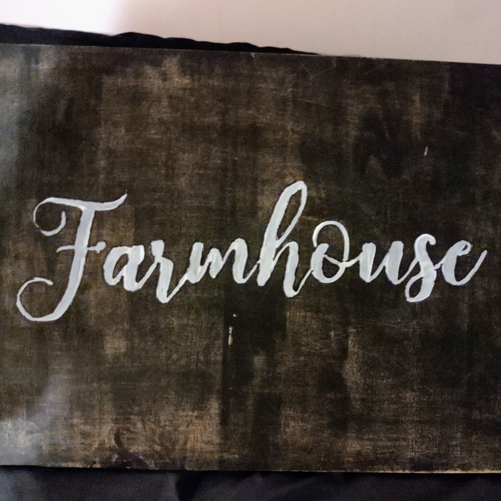 Farmhouse sign